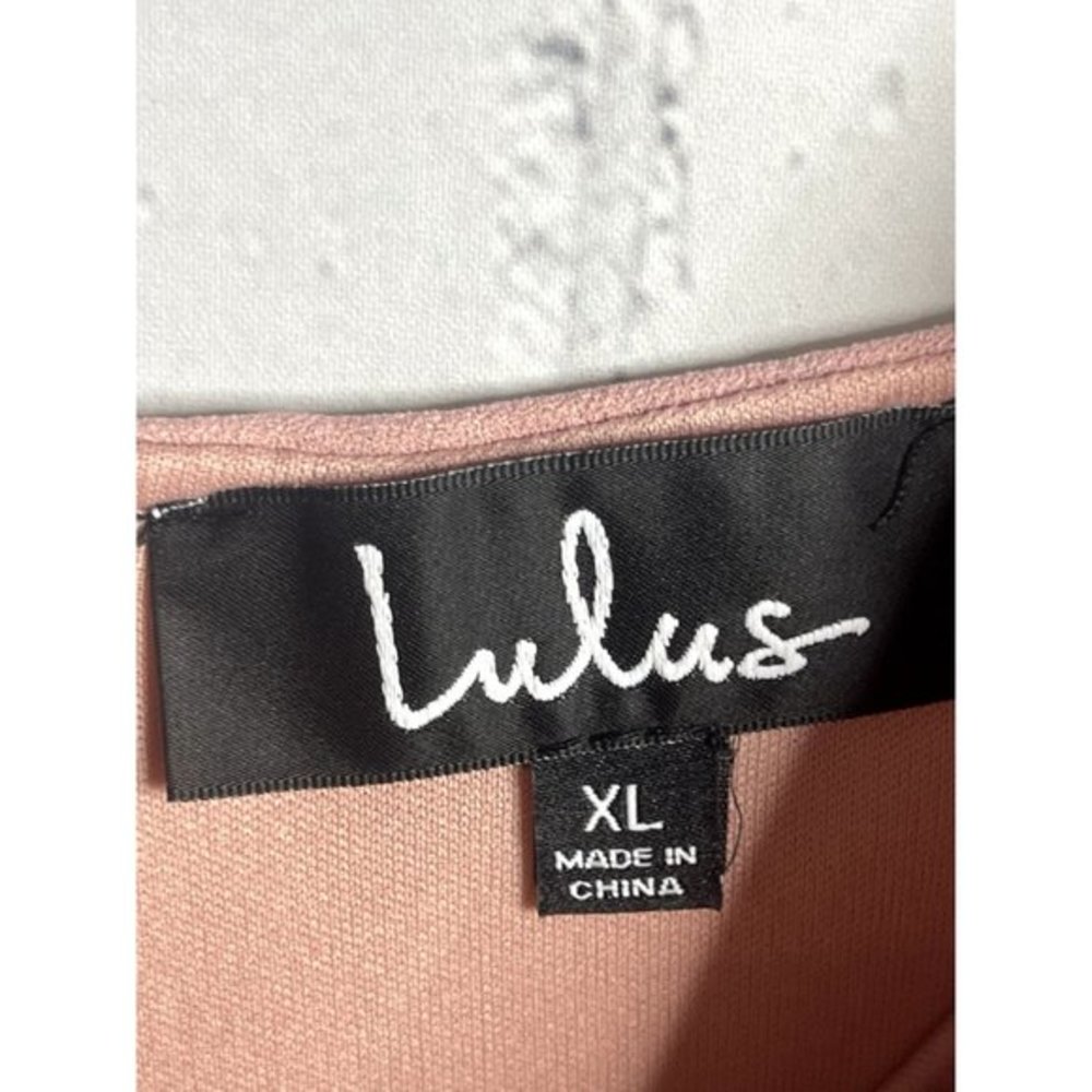 Lulus Ladies Blush Pink Formal Gown XL Like New - Picture 3 of 6